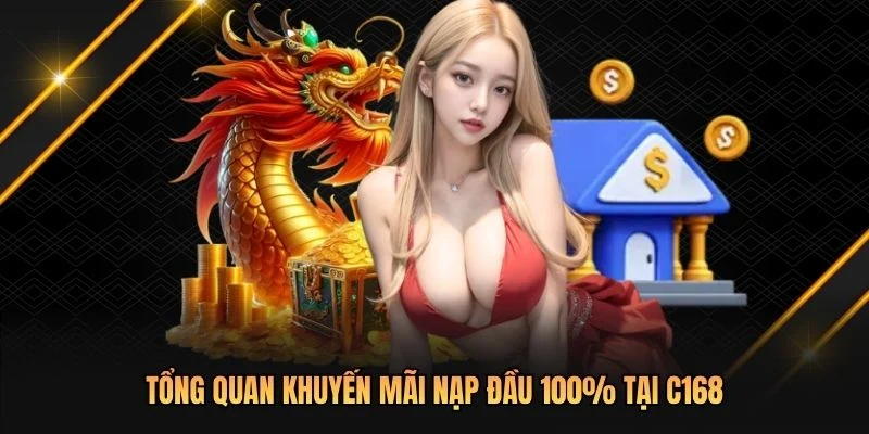 Tổng quan khuyến mãi nạp đầu 100% tại C168